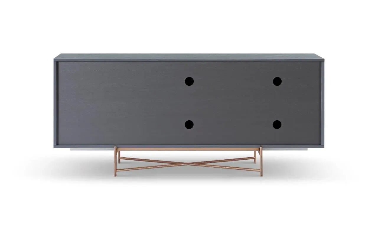 Adriana Grey Oak & Marble-Effect Luxury Buffet Sideboard