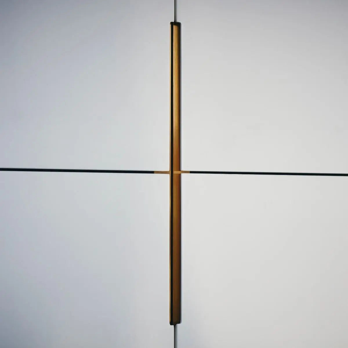 Alberto Four Door White & Gold Sideboard