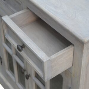 Large Mango Stone Wash Glazed Sideboard