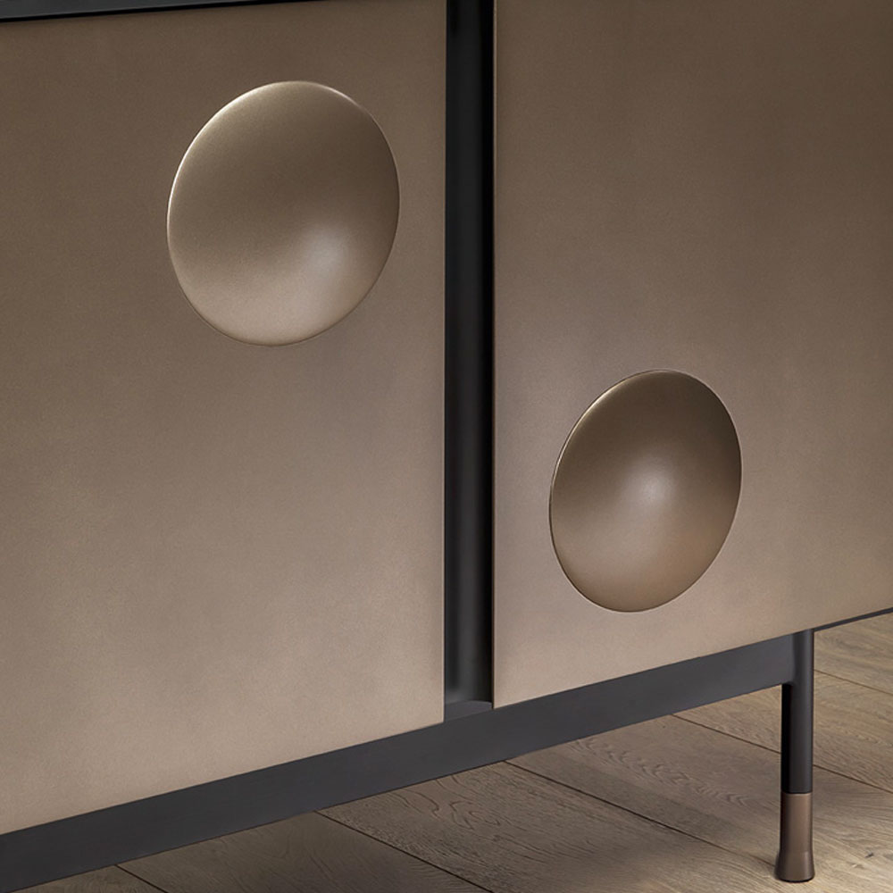 Modern Industrial 4-Door Sideboard