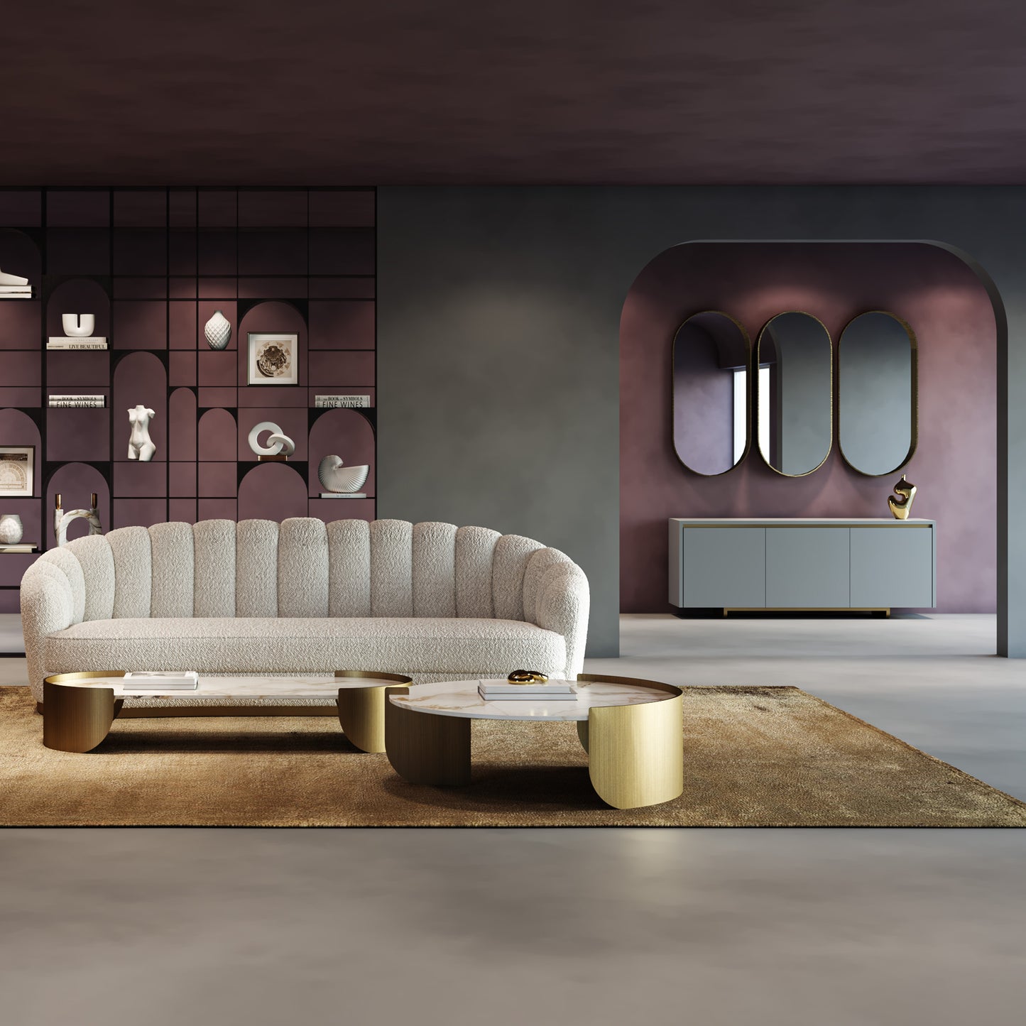 Modern Lacquered Sideboard