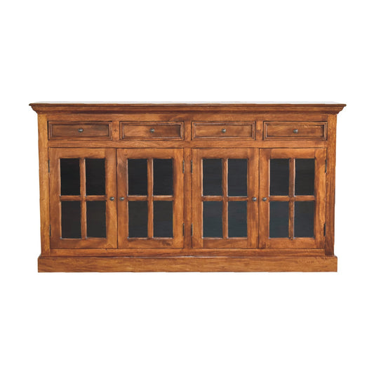 Solid Mango Large Glazed Sideboard