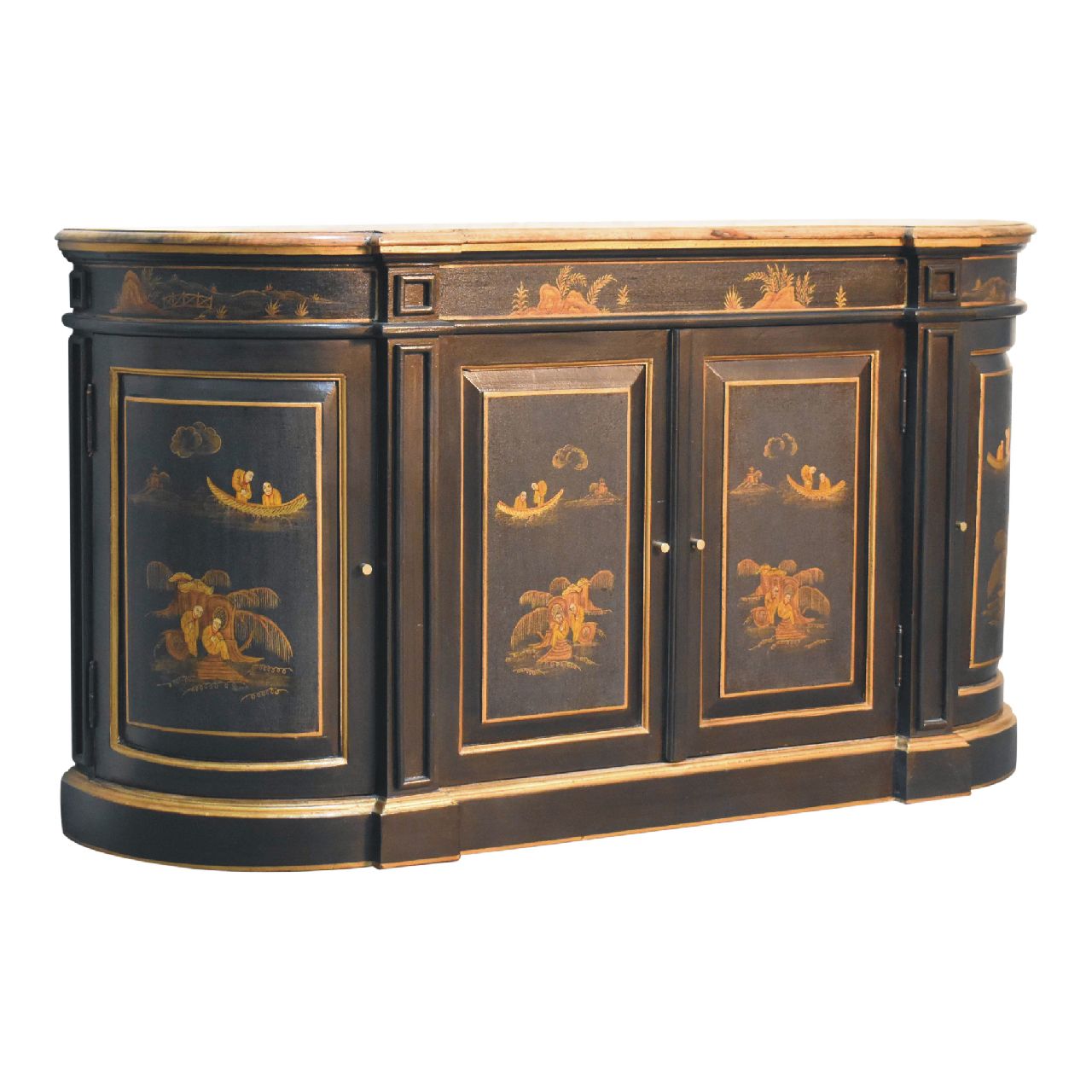 Solid Mango Oriental Sideboard