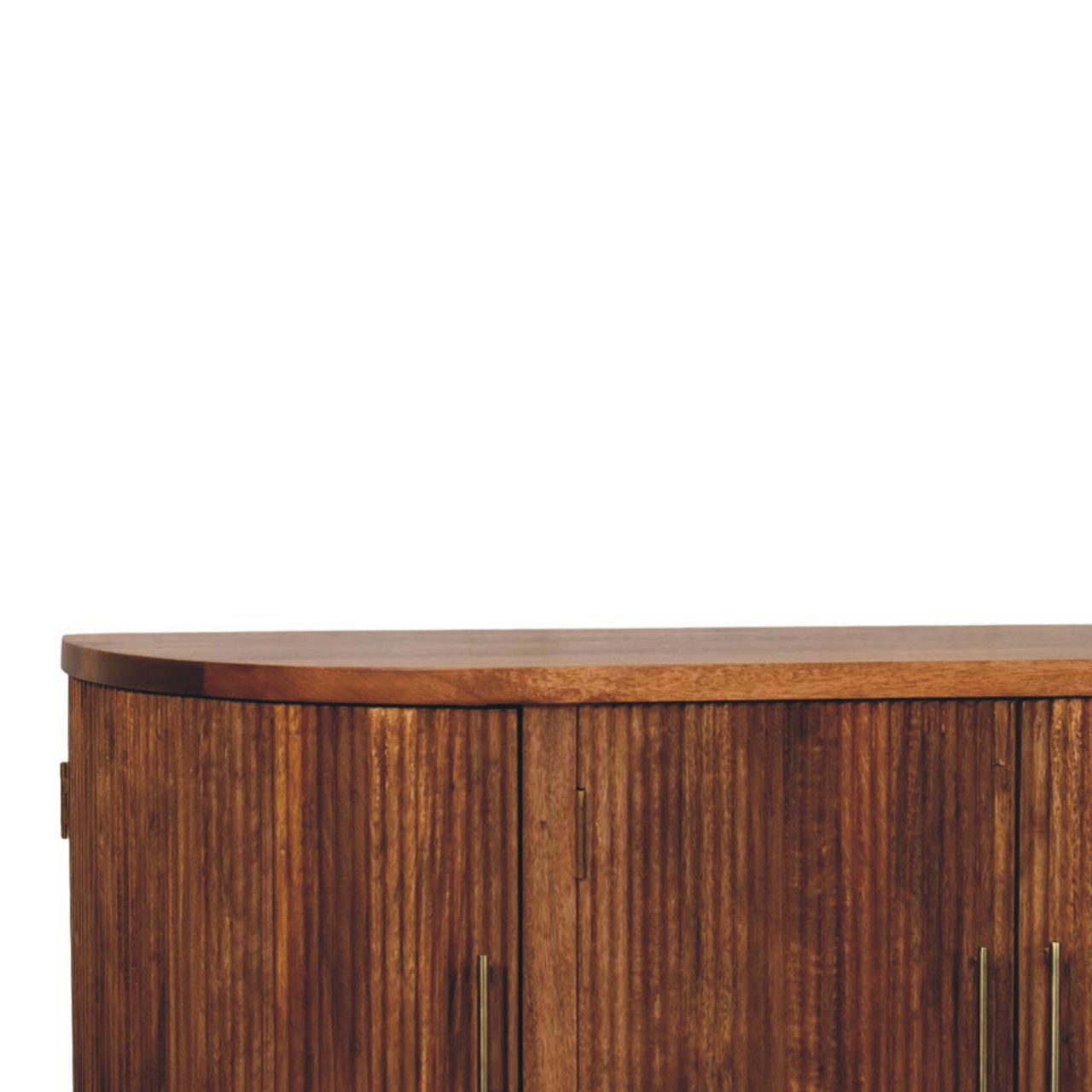 Solid Mango Ravello Curved 4-Door Sideboard