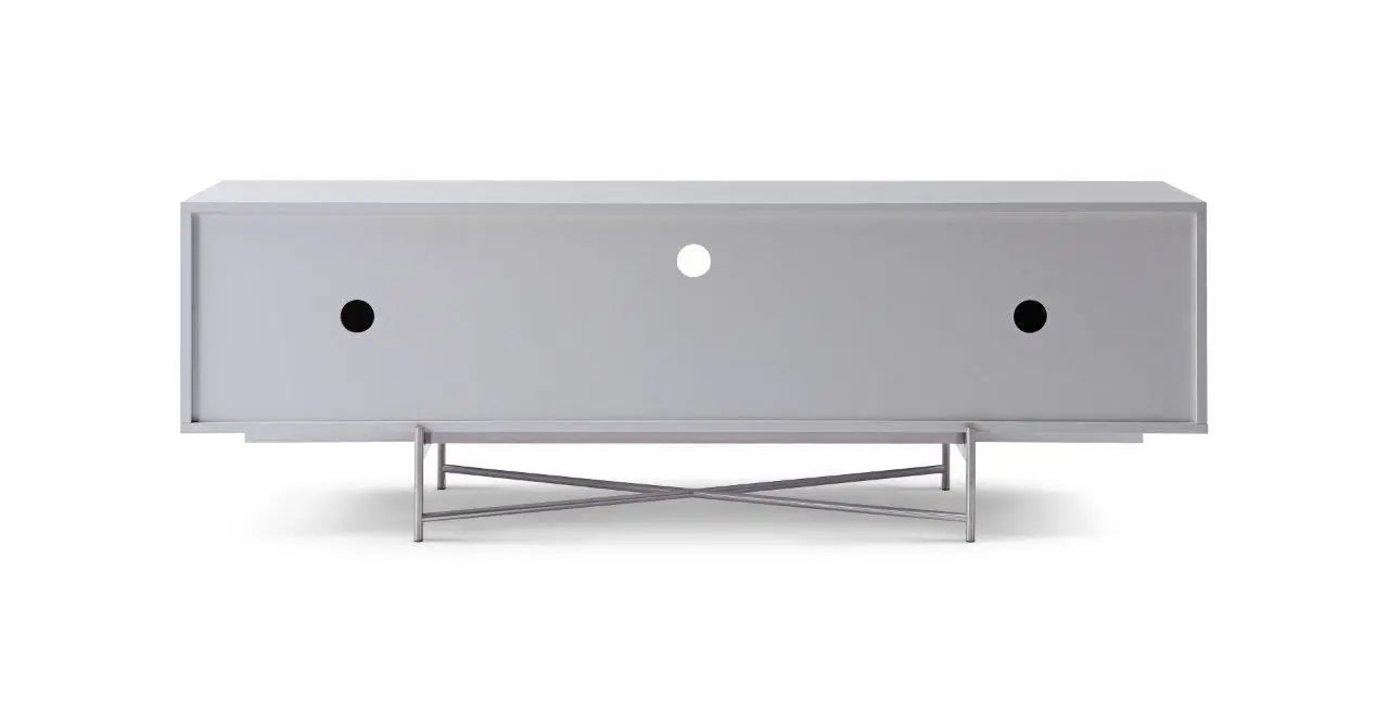 Adriana Grey Marble Contemporary Sideboard