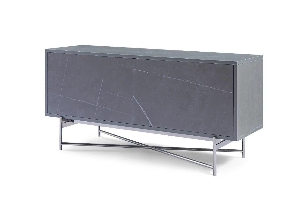 Adriana Grey Marble Effect Sideboard