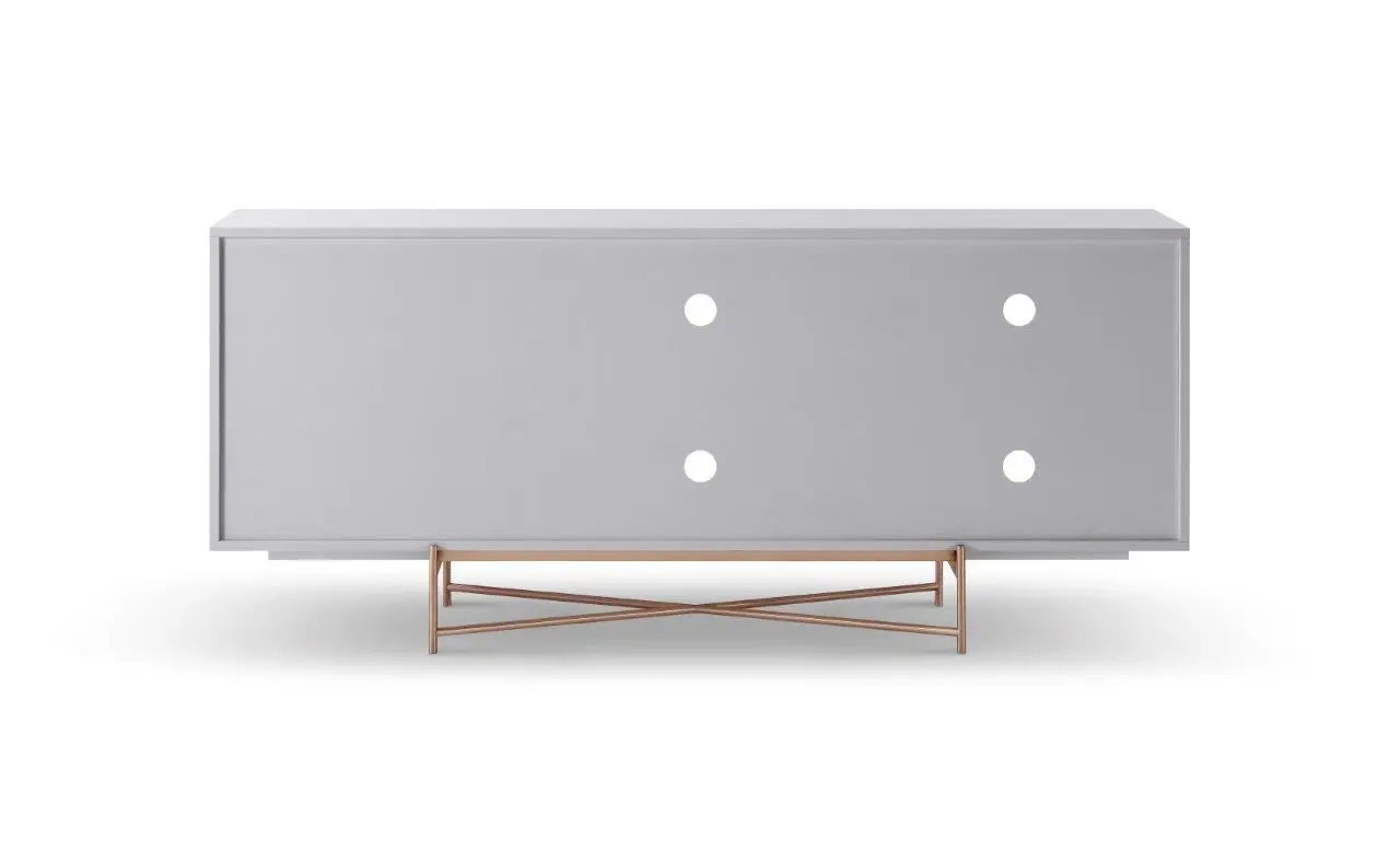 Adriana Amber Fluted Glass TV Sideboard Unit