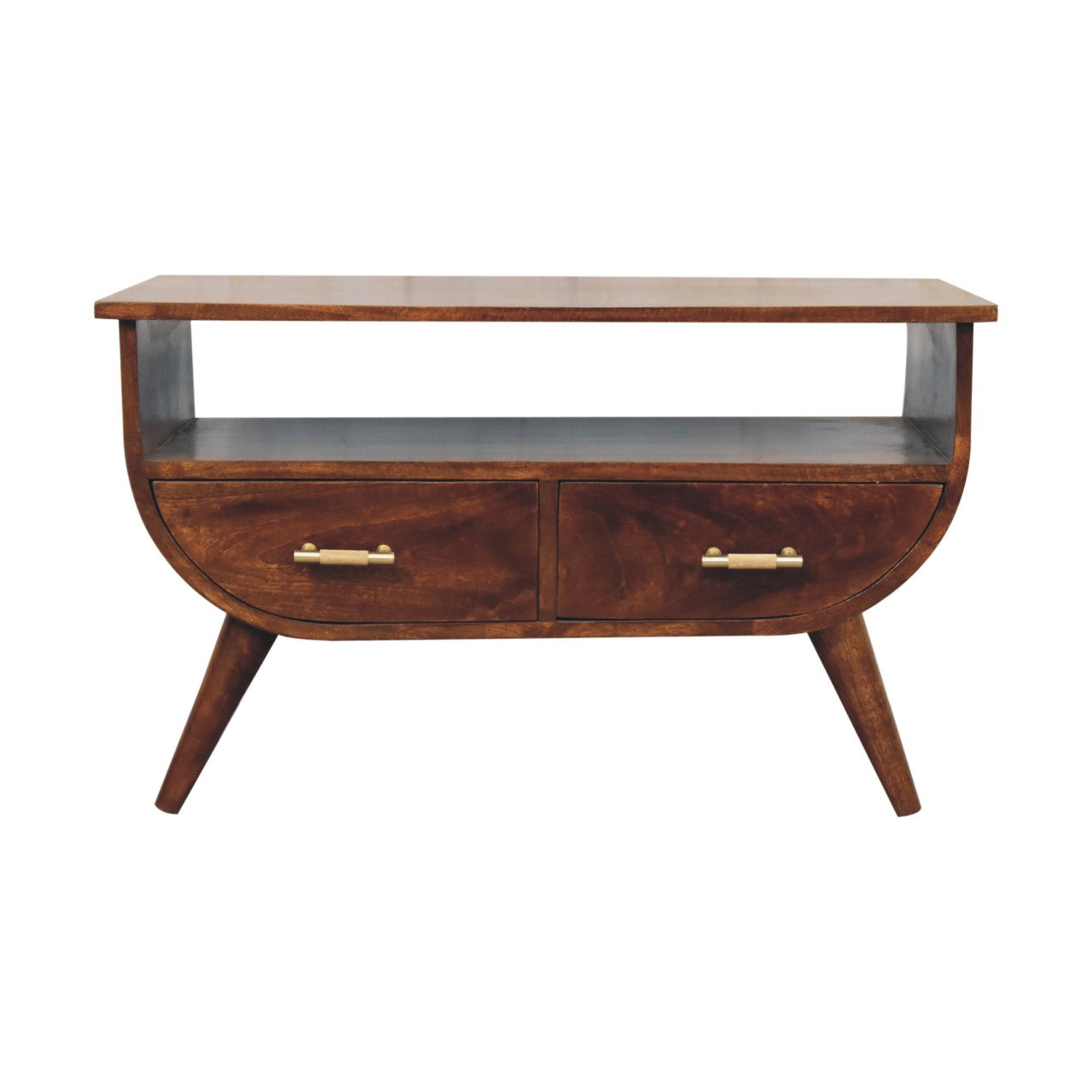 Agra Chestnut Finished Mango Wood Coffee Table