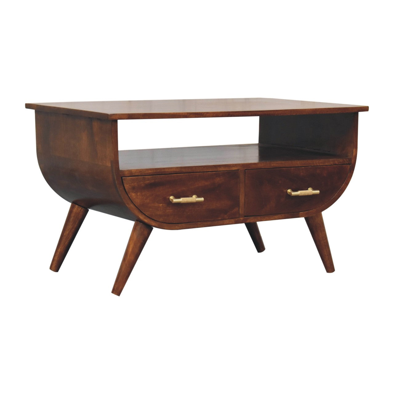 Agra Chestnut Finished Mango Wood Coffee Table