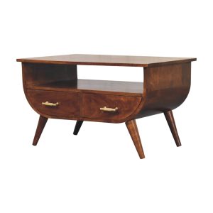 Agra Chestnut Finished Mango Wood Coffee Table