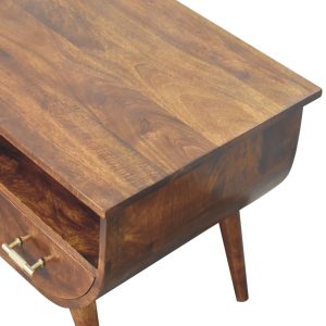 Agra Chestnut Finished Mango Wood Coffee Table