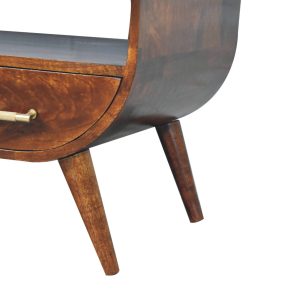 Agra Chestnut Finished Mango Wood Coffee Table