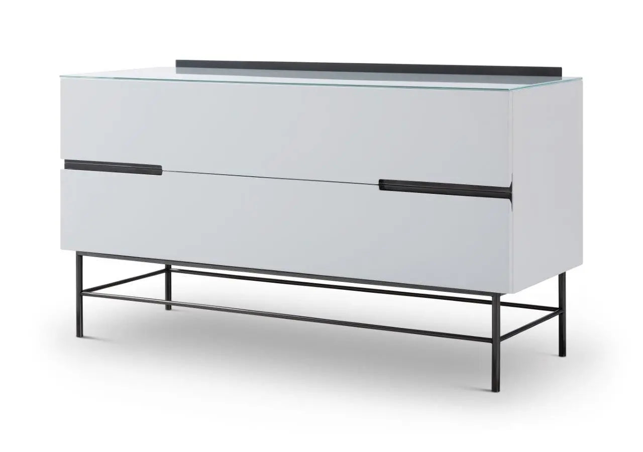Alberto White Sideboard with Drawers