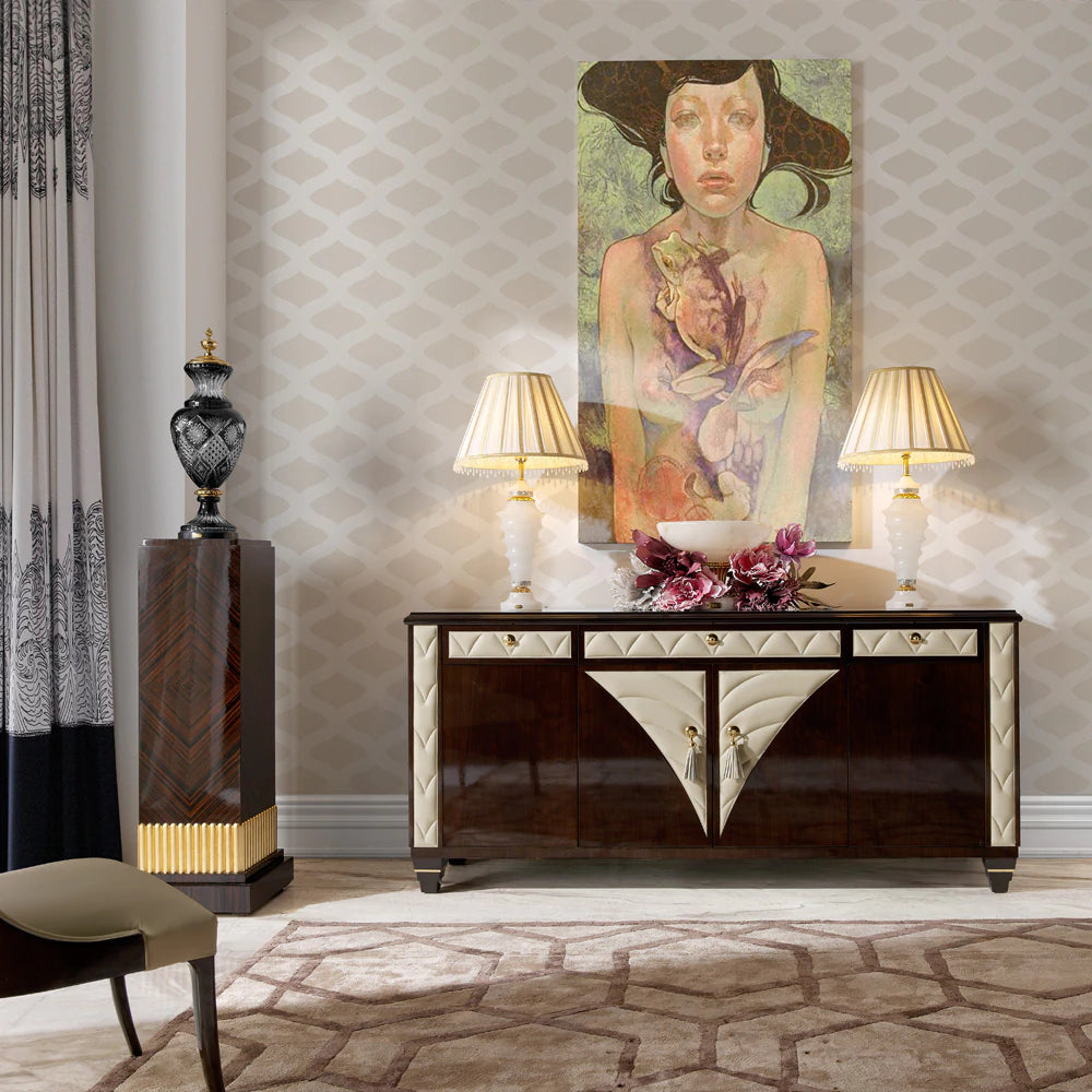 Designer High-End Art Deco Inspired Buffet Sideboard