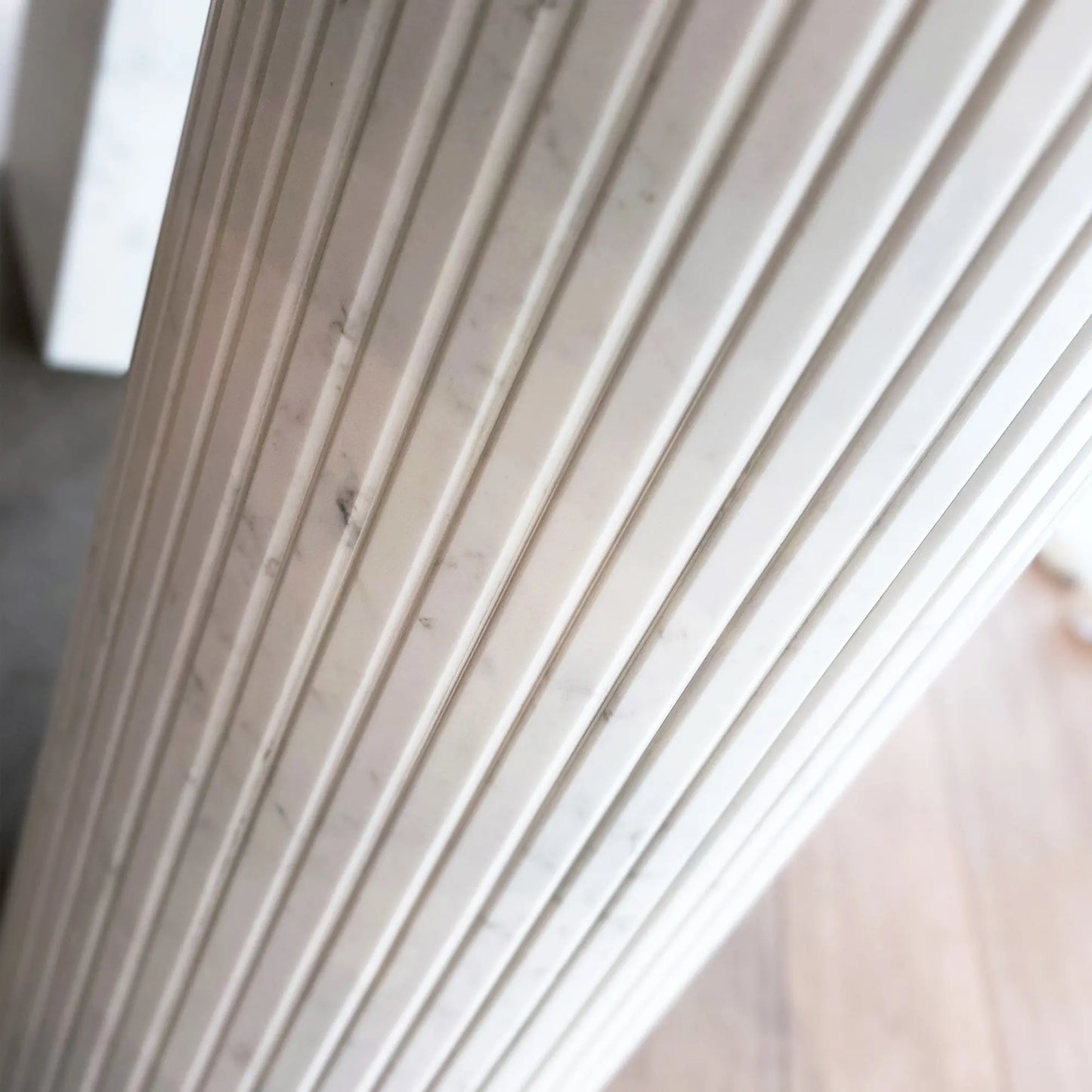 Exclusive Oval Ammonite Tuscany Quartz Dining Table