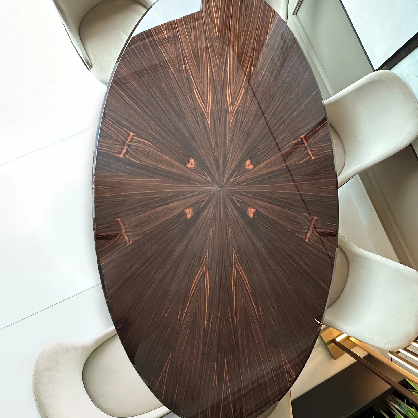 Exclusive Oval Designer Dining Table