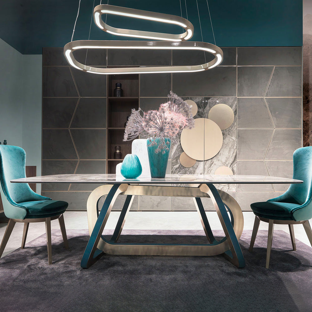 High End Italian Designer Modern Round Dining Table