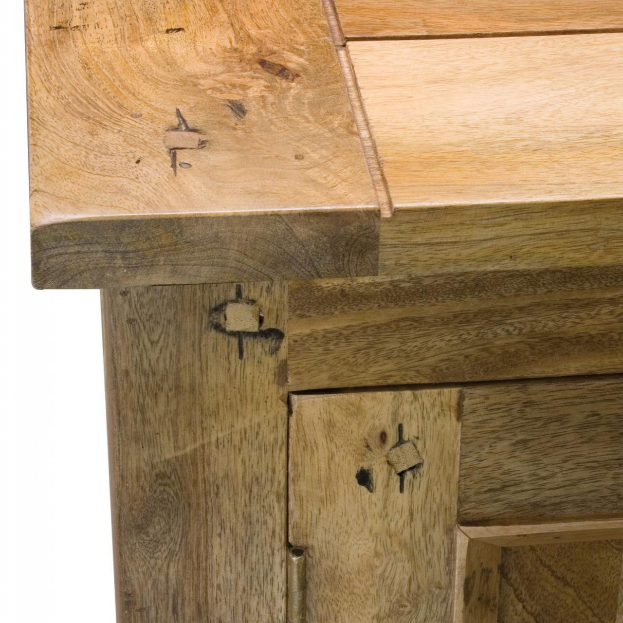 Solid Mango Granary 4 Drawer Sideboard