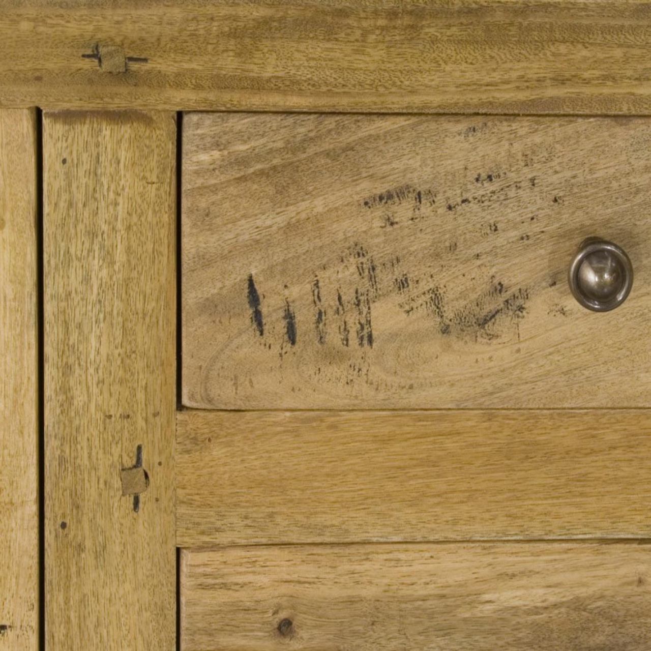 Solid Mango Granary 4 Drawer Sideboard