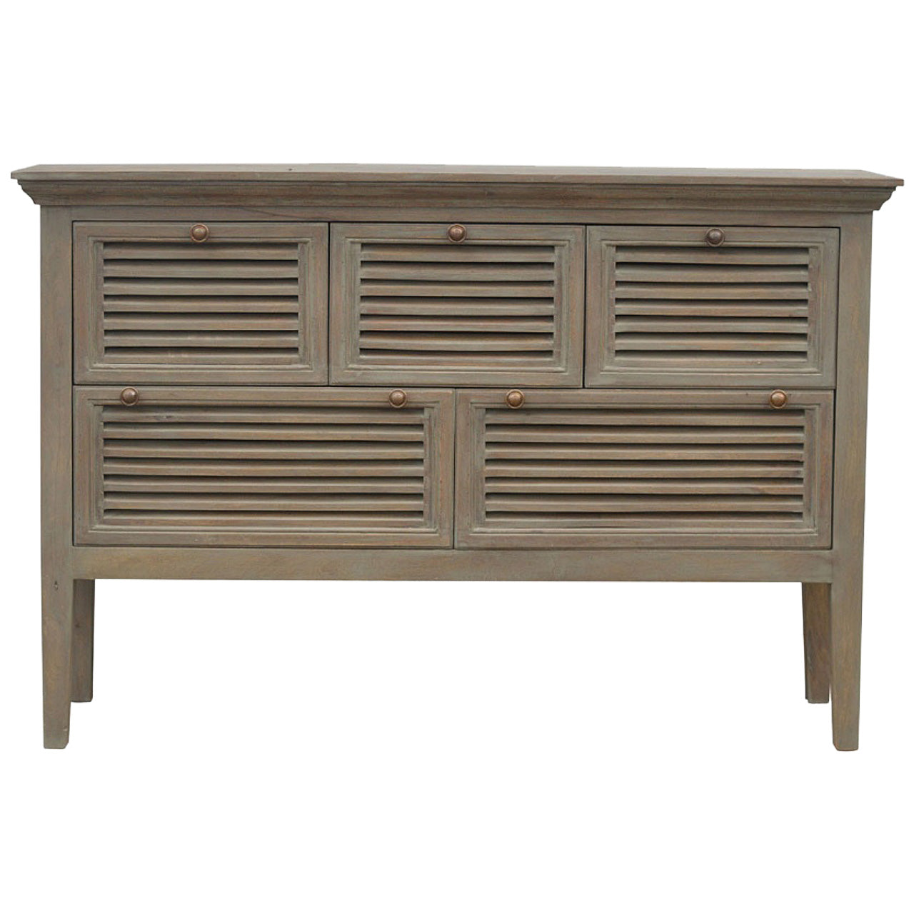 Grey Wash Shutter Buffet Sideboard