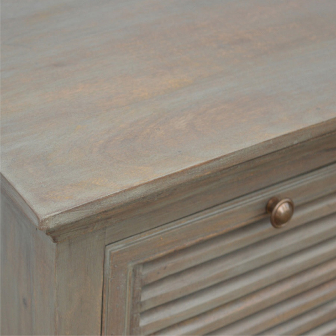Grey Wash Shutter Buffet Sideboard