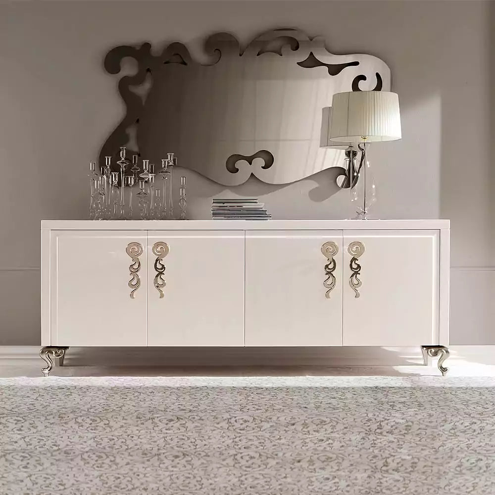 High-End Italian Designer Mother of Pearl Sideboard