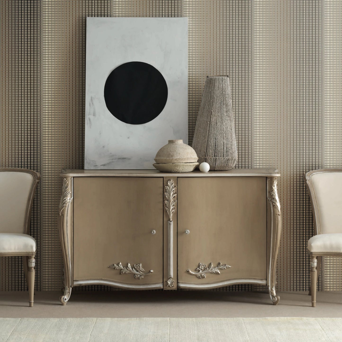 High-End Rococo-Inspired Sideboard