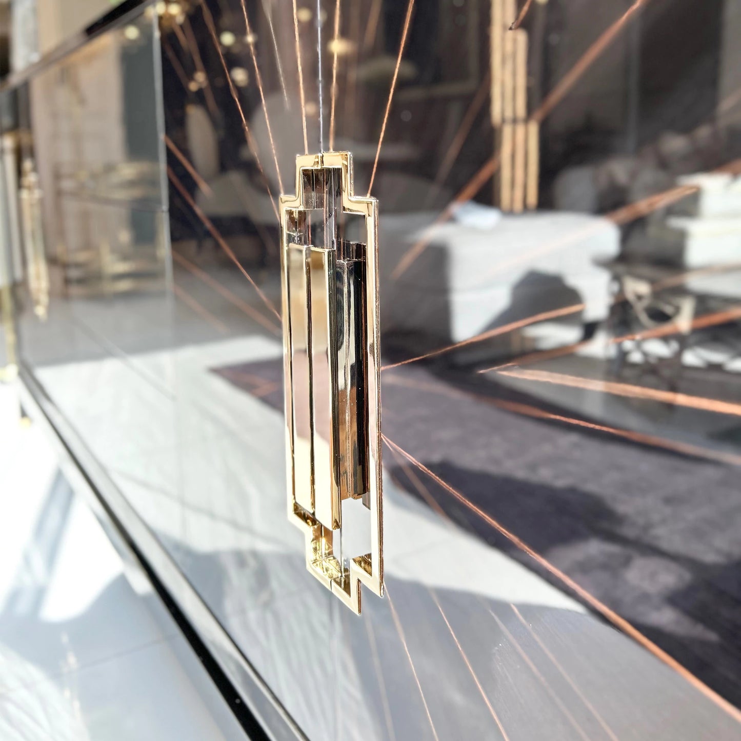 High End Veneer Art Deco Style Sideboard