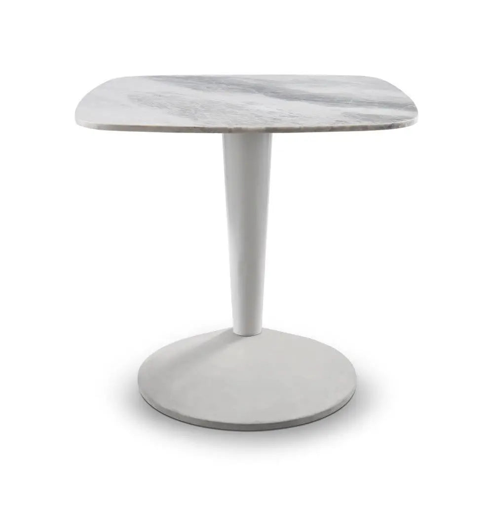 Iona White Gloss Pedestal Dining Table