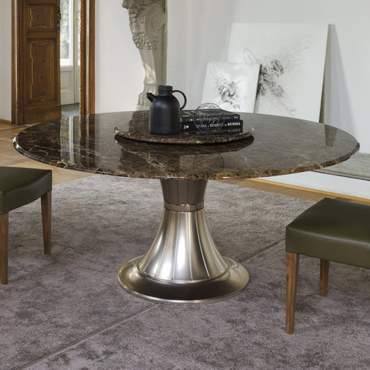 Italian High End Round Marble Dining Table