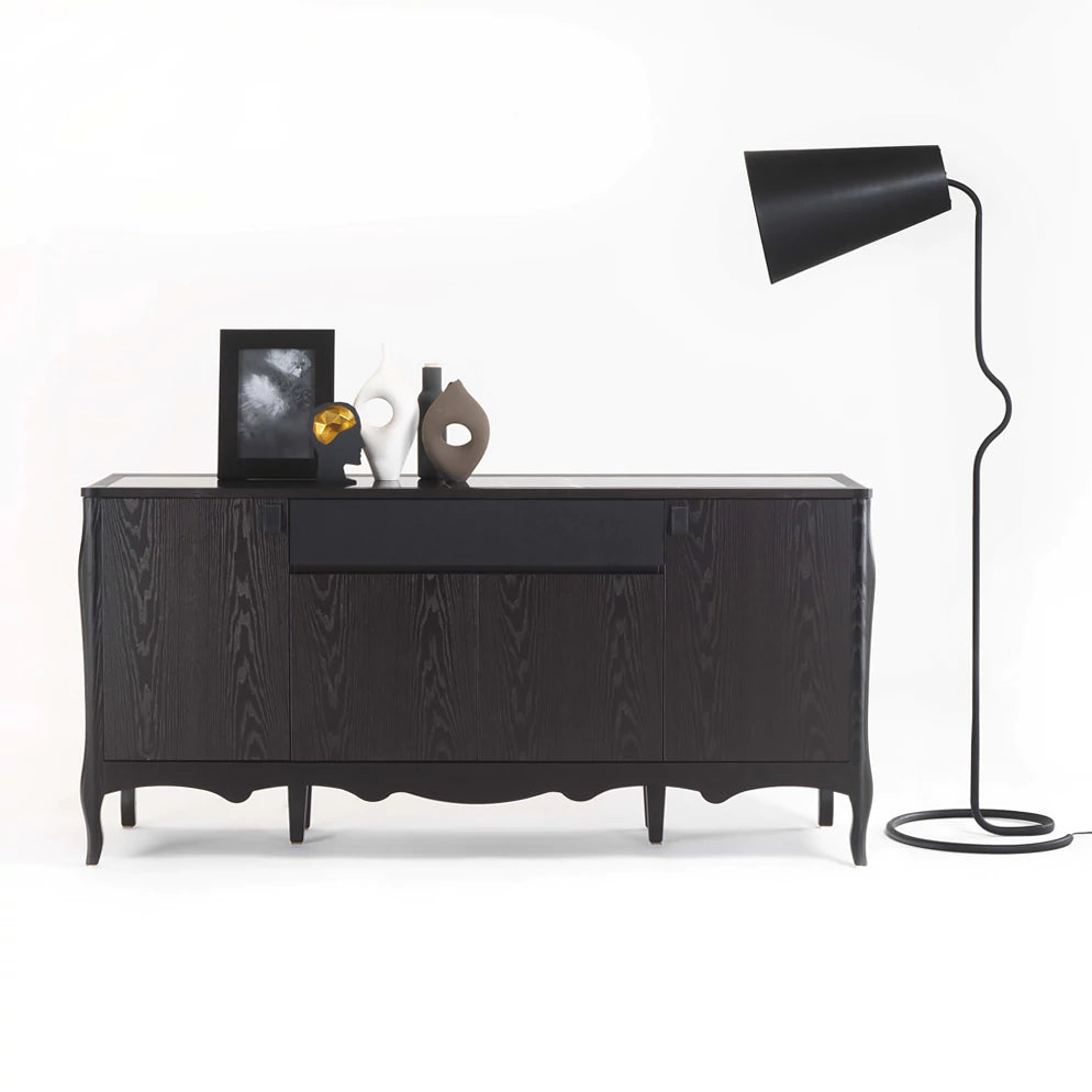 Italian Marble Topped Contemporary Sideboard