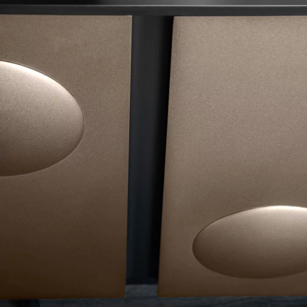 Modern Industrial 4-Door Sideboard