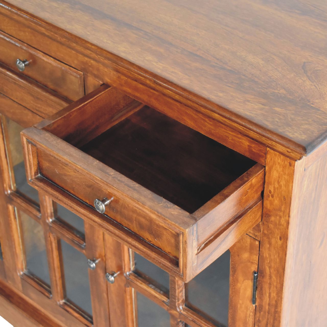 Solid Mango Large Glazed Sideboard