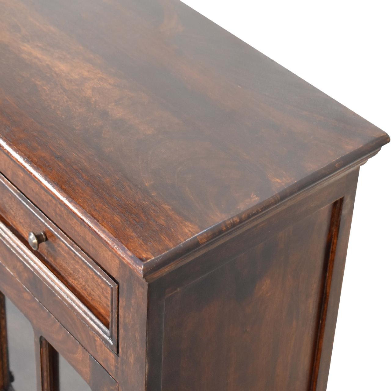 Solid Mango Light Walnut Glazed Sideboard