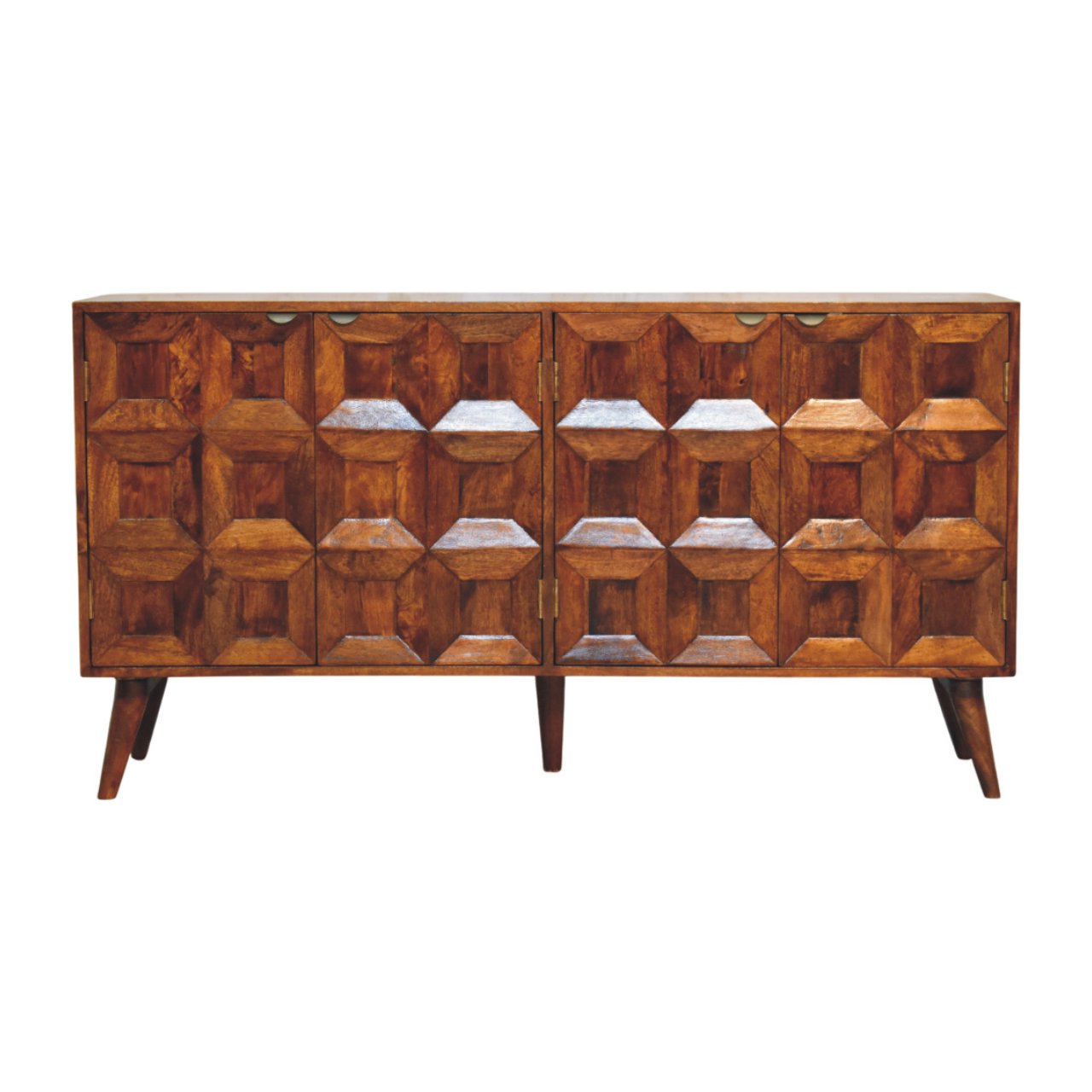 Solis Carved Chestnut Sideboard