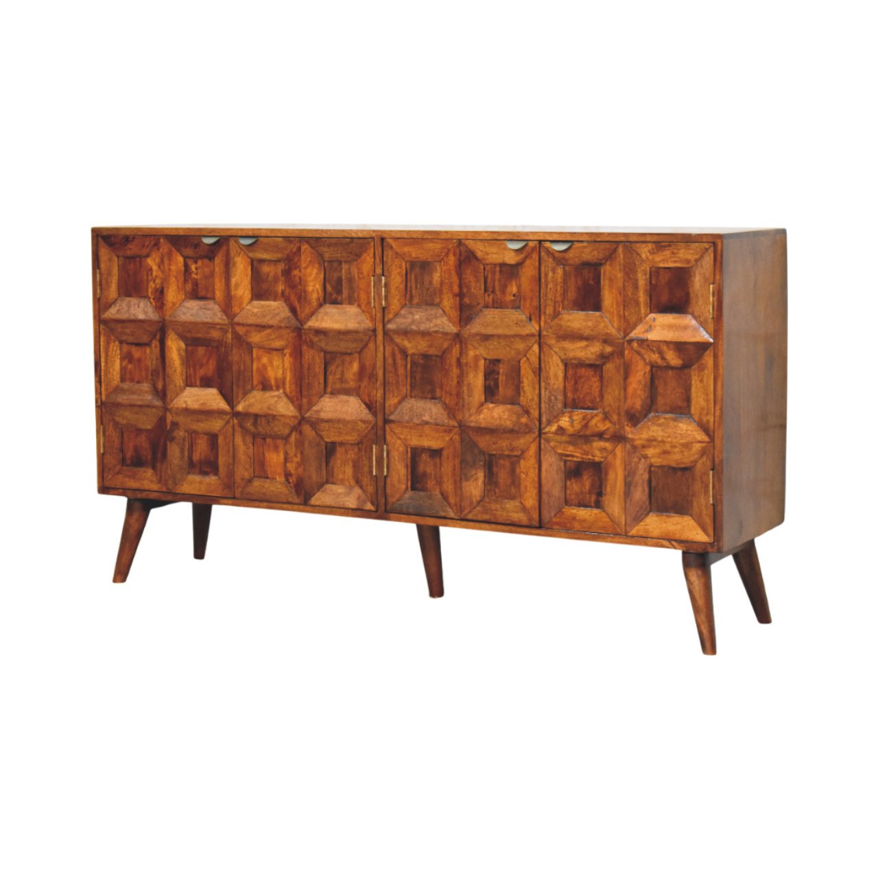 Solis Carved Chestnut Sideboard