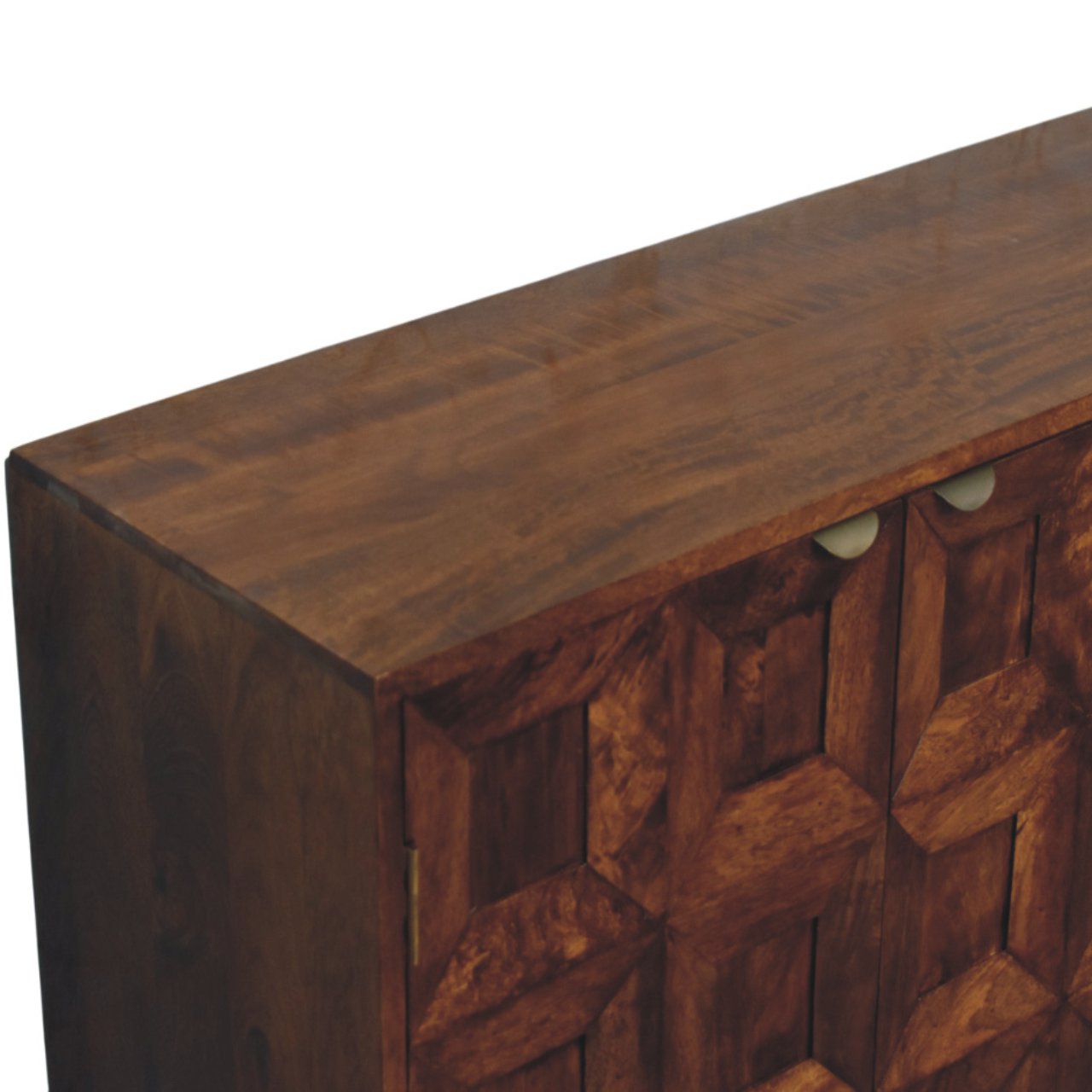 Solis Carved Chestnut Sideboard