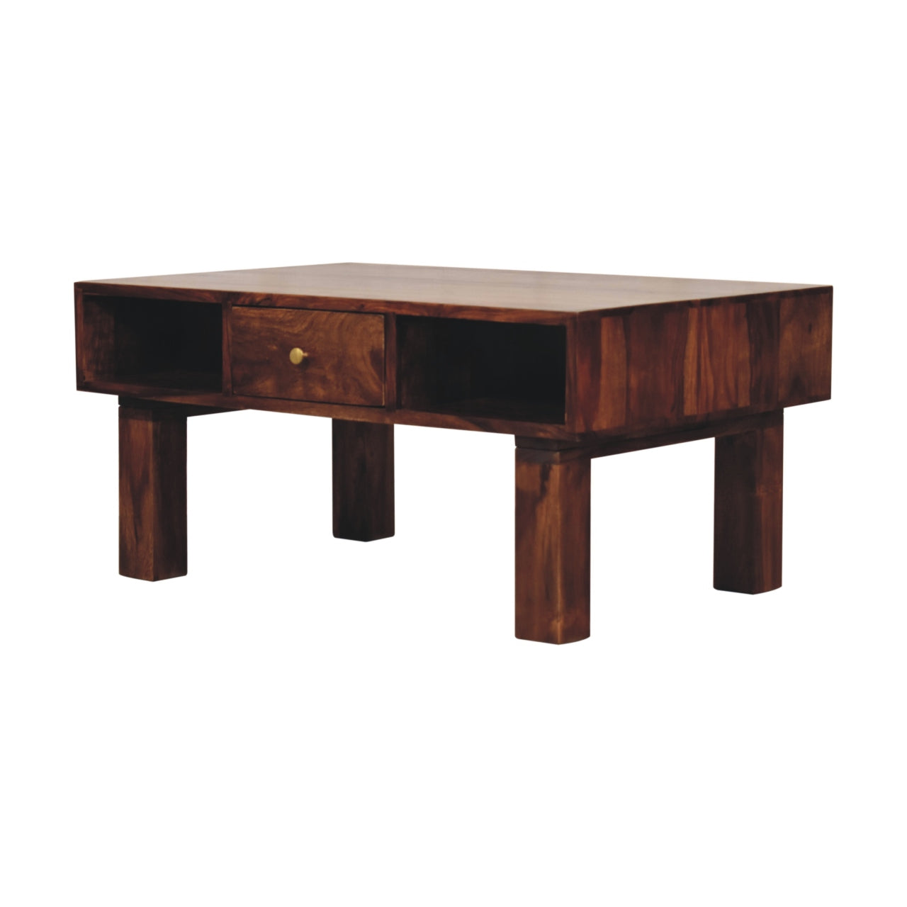 Tula Chestnut Finished Sheesham Wood Coffee Table